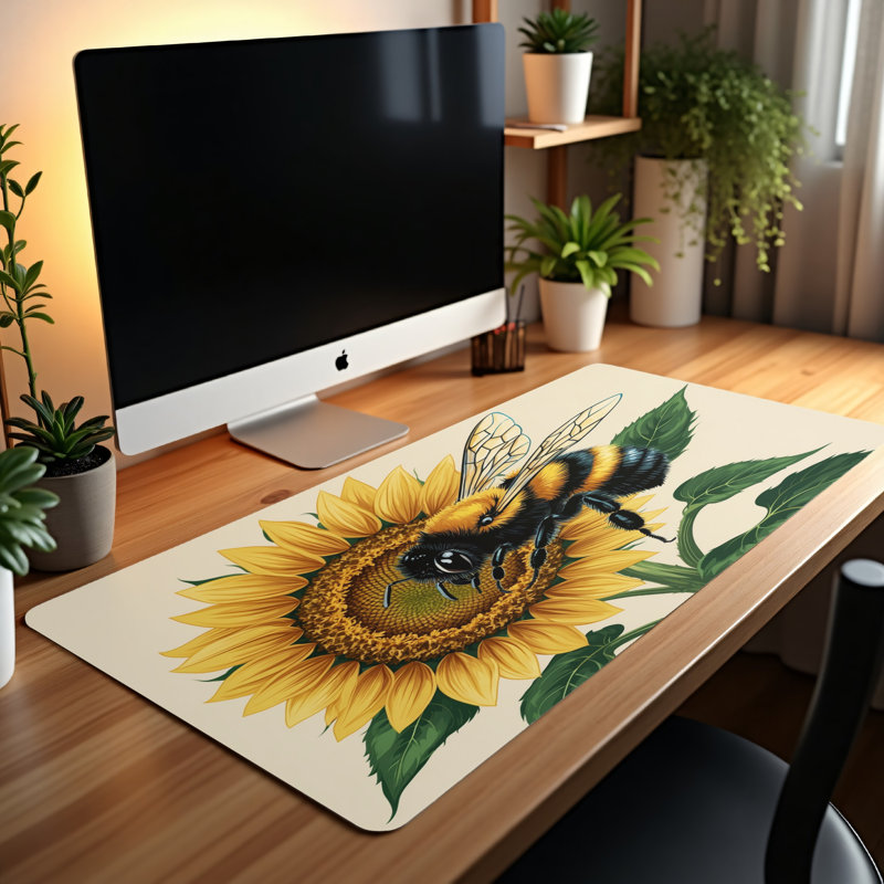 Polyester Desk Pad, 31.5x15.5