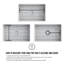 Silicone Grid Marigold Matte stone Rectangle Vessel Sink with Faucet-88709581