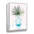 White Floater Framed
