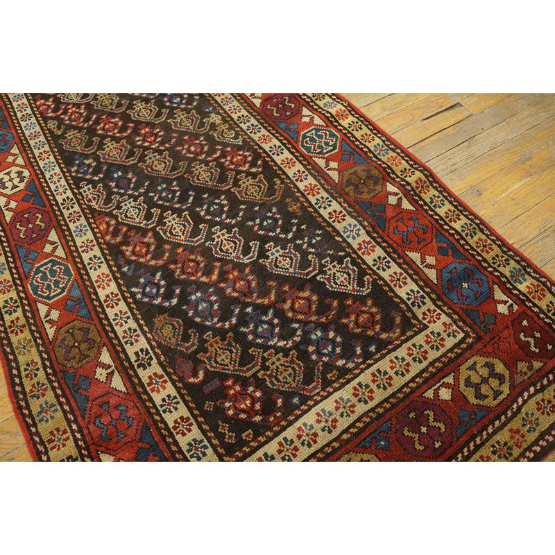 Hand Knotted Wool Geometric Area Rug