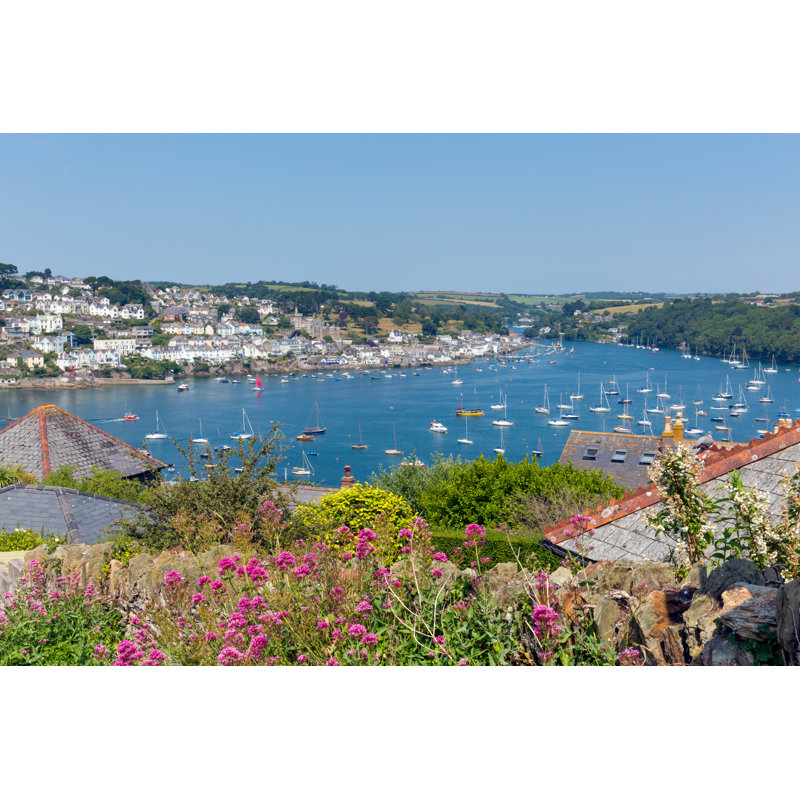 Fowey Cornwall - Wrapped Canvas Print, 30cm H x 46cm W x 3.8cm D