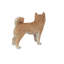 Figurine pour chien shiba shiba debout