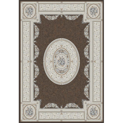 ANCIENT GARDEN 9.2X12.10 57226-3295 BROWN/CREAM