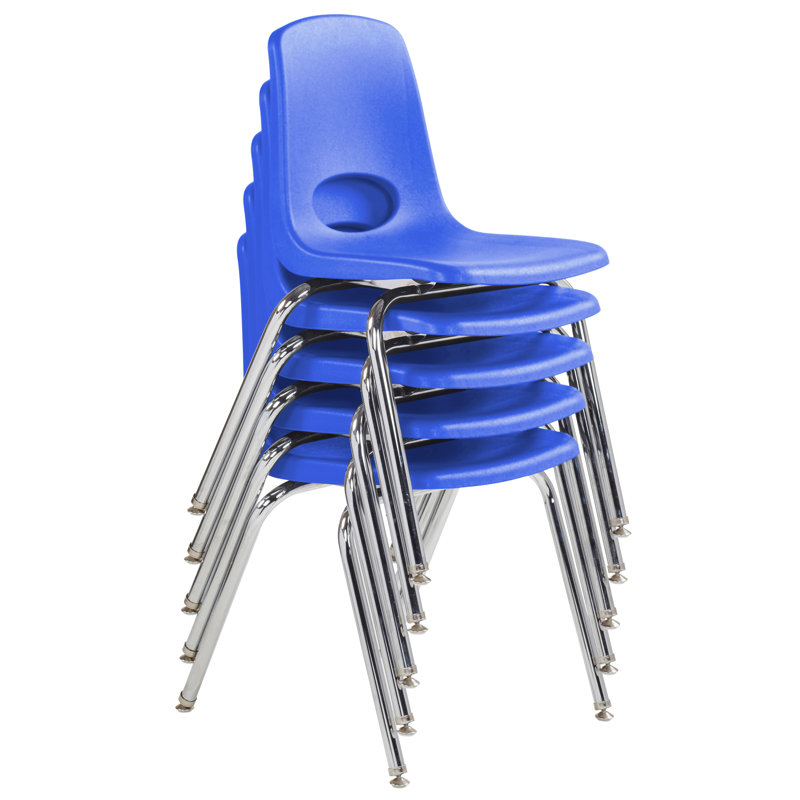 Stackable 18" Classroom Chair, Blue