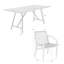 Dasinger 32'' Rectangular 4 - Person Outdoor Dining Set-1115480652