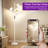 67" Tree Floor Lamp with Remote Control and 3 Bulbs included-1376791803