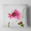 Fleur rose avec tige et bourgeon - coussin à imprimé floral-30744244-30744247