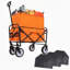 Chariot pliable pliable avec roulettes-112369201