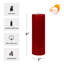 Bougie pilier rouge 9 pouces-1084207450-1084207460-1157965637