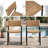 Outdoor Stackable Woven Dining Chairs (Set of 2)