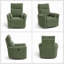  L'ensemble de salon inclinable 2 pièces Sherry comprend un canapé inclinable manuel de 80 po avec console centrale rabattable et un fauteuil inclinable de 34 po-521878830