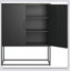 Buffet robuste en métal avec 2 tablettes-960179741