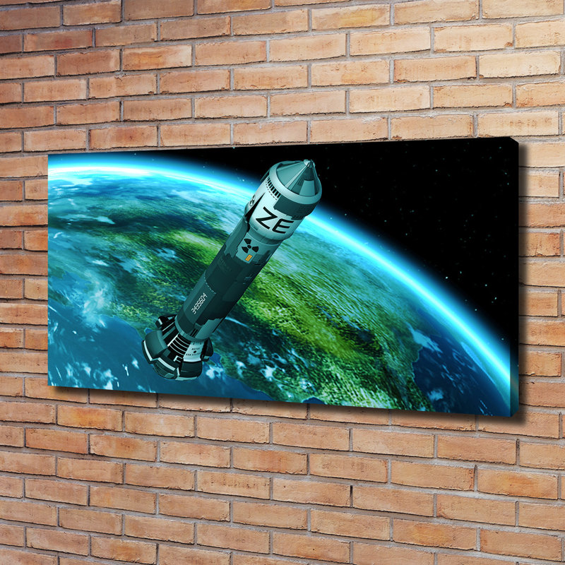 Nuclear Missile - Print on Canvas