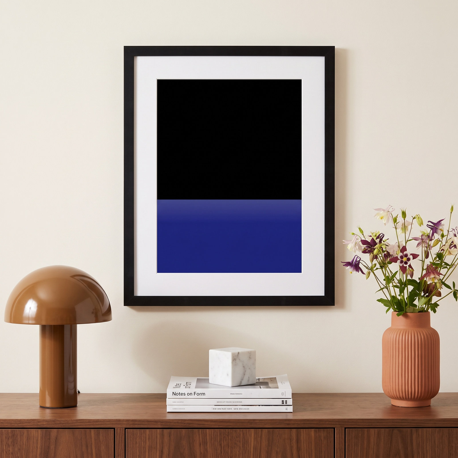 Lancey "Sea" Print by Alex Caminker, Black, 21" H x 17" W