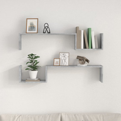 Gjystina 4 Piece Floating Shelf