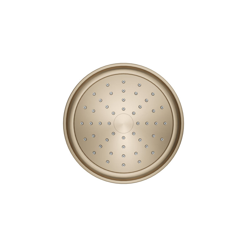 Purist 2.5 GPM Fixed Shower Head, Vibrant Brushed Bronze