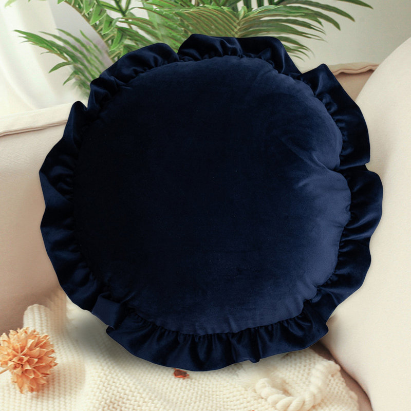 Les coussins et les coussins décoratifs à la mode et simplement ronds sont maintenant confortables - simplement et à la mode