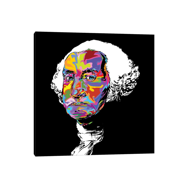 Gw par Technodrome1 - impression d'art graphique, Toile tendue, Aucun mat, H 48 po x l 48 po x 1,5 po