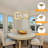 7 - Light 25.6" Gold Modern Geometric Candle-Style Square / Rectangle Lantern Chandelier-2139938899-2128546017