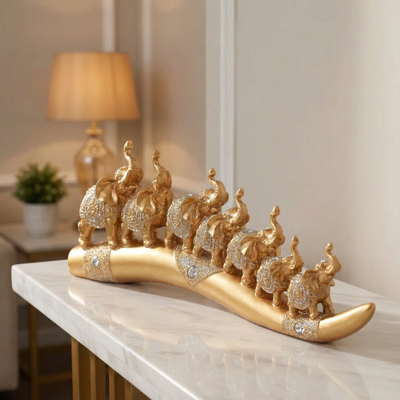 Creative Elephant Statue Decor,