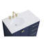 Meuble-lavabo simple 36 po avec plateau en marbre Hines-1244386777