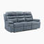 Ensemble de salon inclinable manuel en cuir fleur 3 pièces avec ressorts ensachés Hwang Comfort-731270704