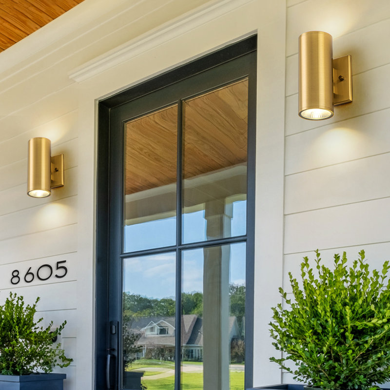 Tazia LED Wall Light, Gold