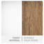 Table d'appoint en bois JFY Designs - Table de bout et tables d'appoint pour le salon et la chambre à coucher, table de canapé, mobilier d'appoint pour la décoration intérieure