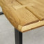Mireille Oak Rectangular Wood Top Dining Table with Steel Base-194432002-194432060