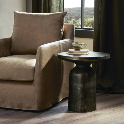 Stelle Iron Top End Table