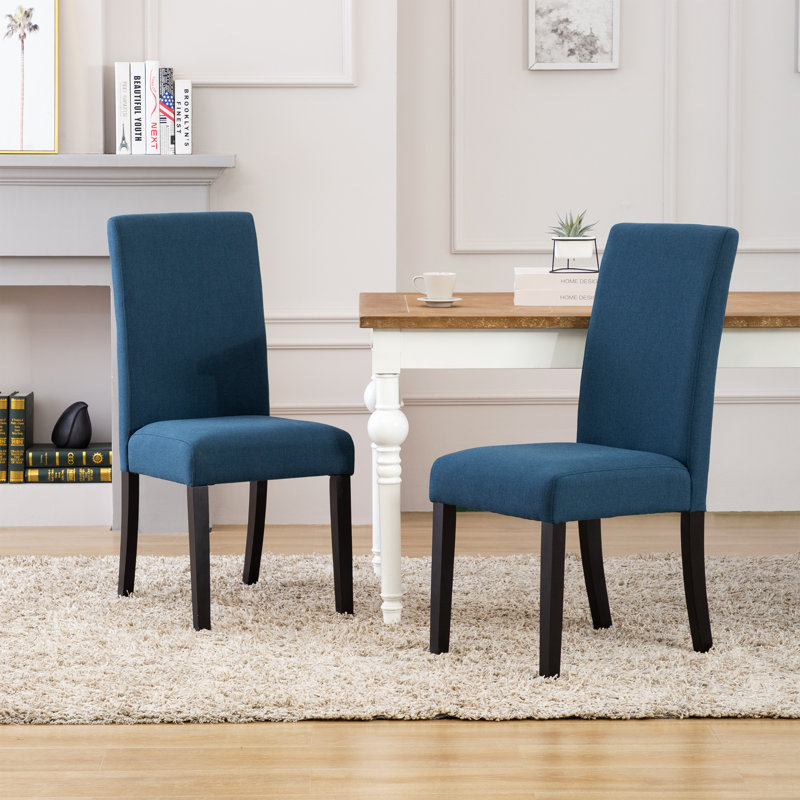 Chaise parsons Logan, Bleu, 2