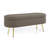 Oval Storage Bench With Metal Legs-1924148045