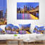 Coussin lombaire cityscape à travers le willamette river