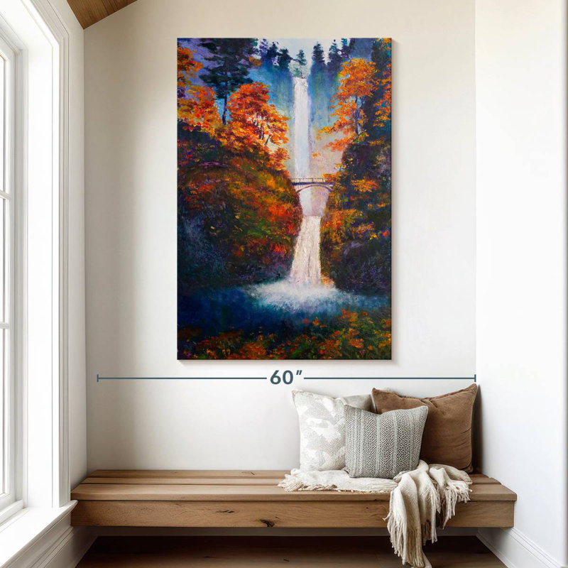 Alvord Multnomah Falls, H 51 po x l 34 po