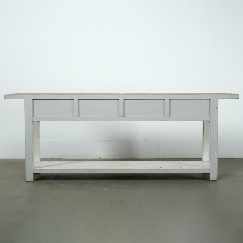 Defranco 91'' W Solid Wood Console Table