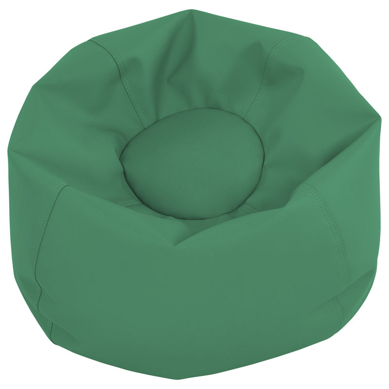 SoftScape Classic Bean Bag, 19" H x 26" W x 26" D, Green