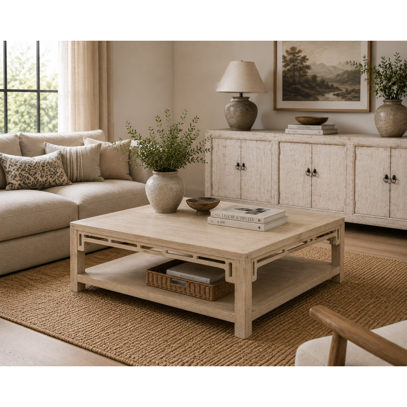 Ming Solid Wood Coffee Table