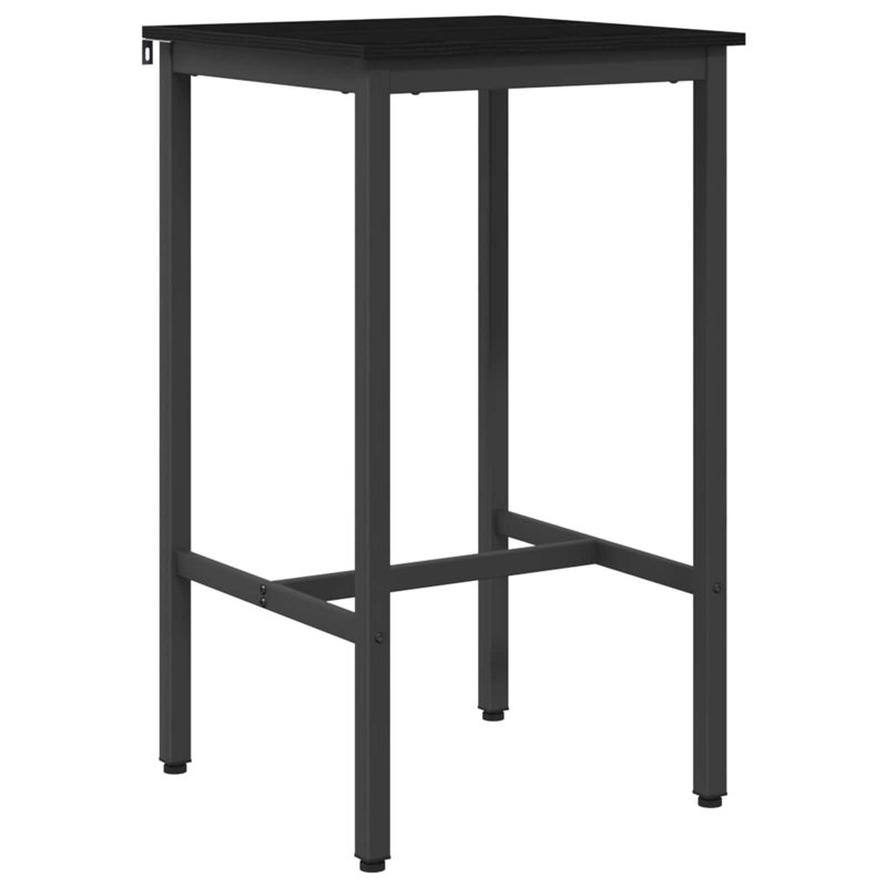 Dining Table, 110cm H x 52cm W x 52cm D, Black / Black Oak