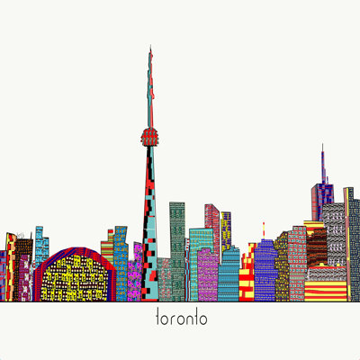 «Coletha Brian Buckley Toronto City» par Brian Buckley, reproduction d'art sur toile tendue