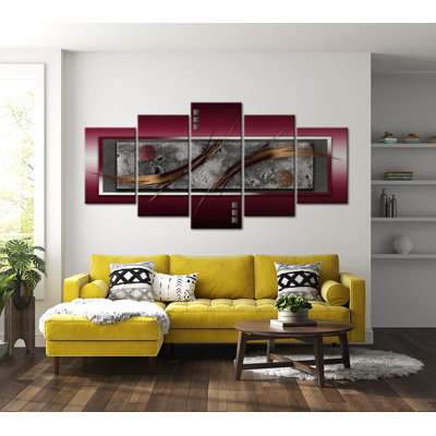 " Burgundy Elegance " 5 - Pieces