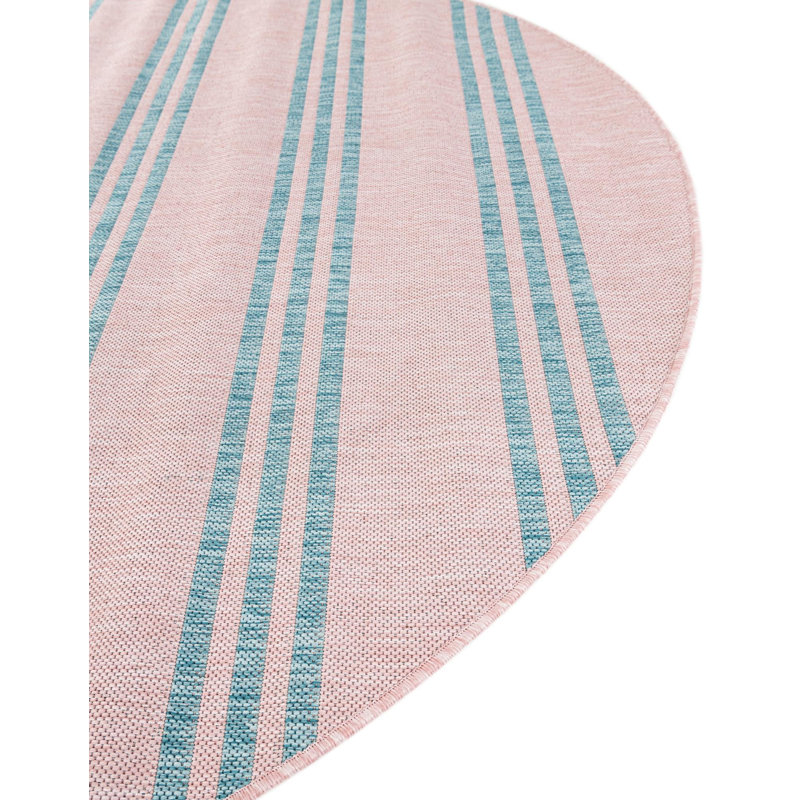 Tapis intérieur / extérieur Jill Zarin Anguilla, Rond 3 pi 3 po