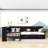 Twin L-Shaped Platform Bed With Twin Trundle And Storage Drawer,Shelves-484272524