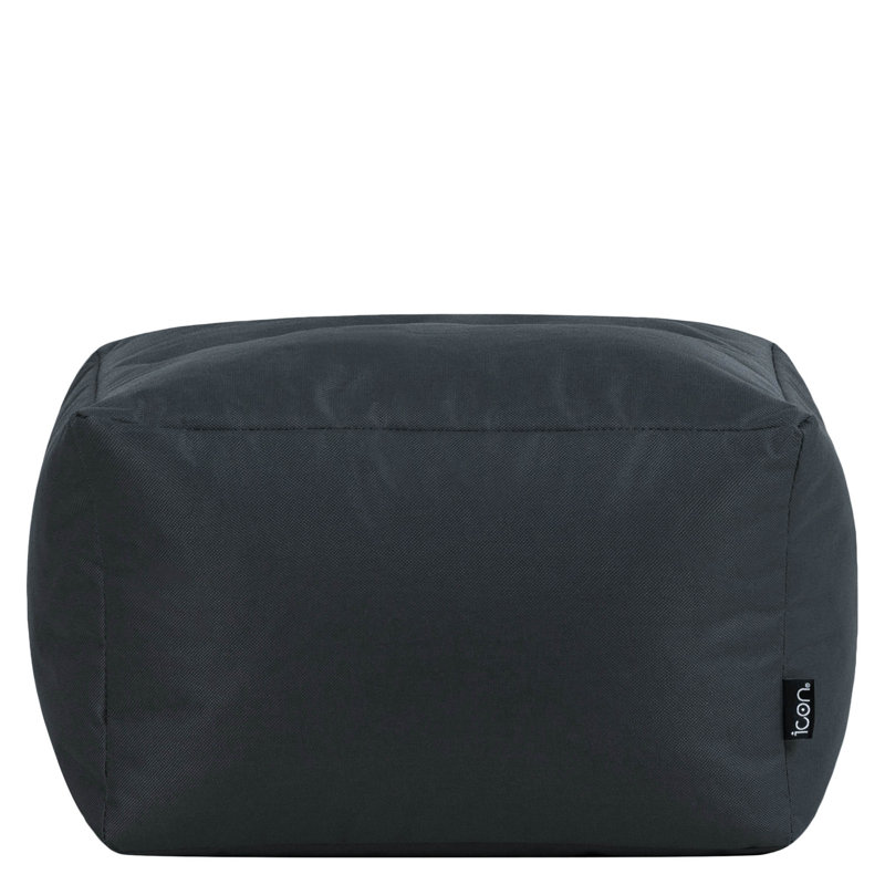 icon Indoor Outdoor  Pouffe, 38cm, Charcoal Grey