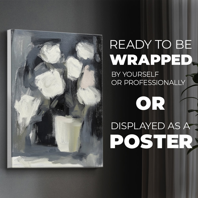 Série FLORAL DCXCIX - Impression sur toile seulement - NON CADRE, H 18 po x l 12 po