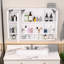 Armoire de salle de bain murale moderne avec miroir et DEL - 39 po x 28 po, blanc, étanche, multi-compartiments pouces