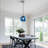 Aarunya 1 - Light Single Pendant Kitchen Island Lighting Globe Pendant Light Fixtures Modern Pendant Lighting-1163766494-1163766478