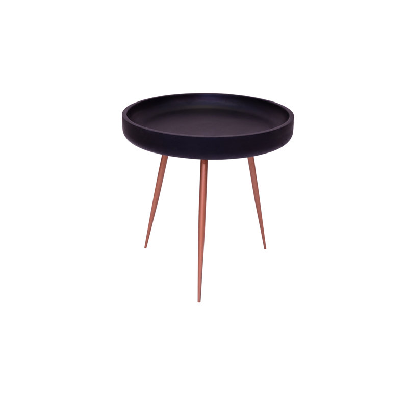 Verlin Tray Top End Table, Black, Brown