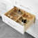 Angle 72.01'' Double Bathroom Vanity with Marble Top