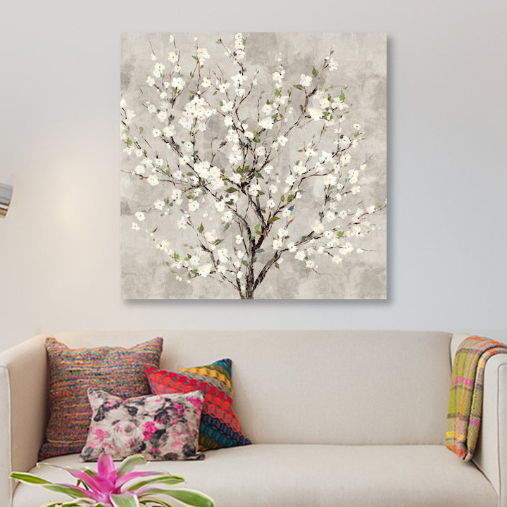 «Bloom Tree», reproduction sur toile, H 12 po x l 12 po x P 1,5 po, Toile tendue, Pas de tapis