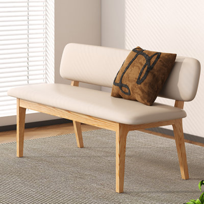 Simple Solid Wood Dining Bench